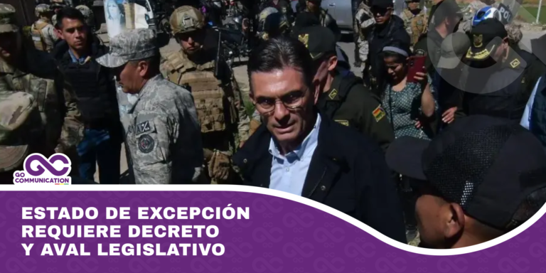 Estado de excepción requiere decreto y aval legislativo