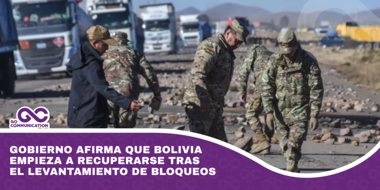 Gobierno afirma que Bolivia empieza a recuperarse tras el levantamiento de bloqueos
