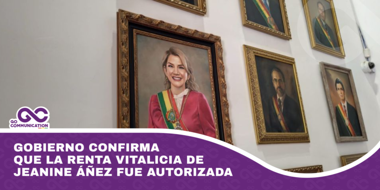 Gobierno confirma que la renta vitalicia de Jeanine Áñez fue autorizada