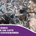 Hallan cráneo humano en un lote baldío en Cochabamba