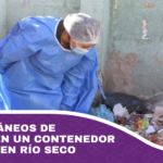 Hallan cráneos de animales en un contenedor de basura en Río Seco