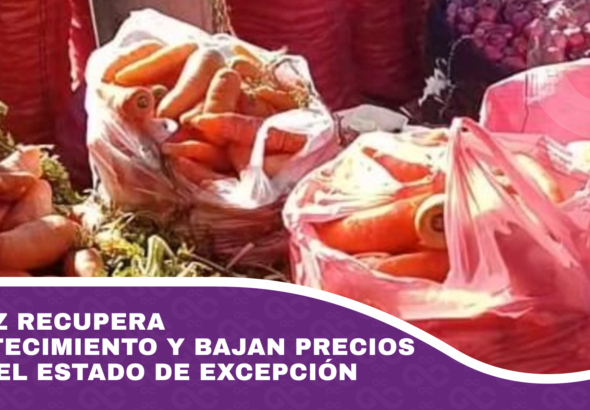 La Paz recupera abastecimiento y bajan precios tras el Estado de excepción