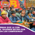 Maestros afirman que la COB perdió fuerza “Quienes están con más fuerza son los campesinos”