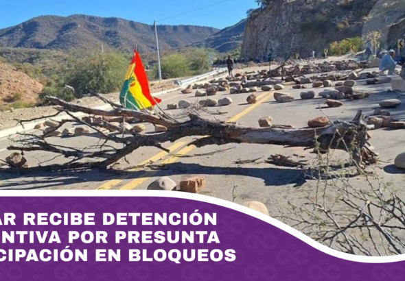Militar recibe detención preventiva por presunta participación en bloqueos