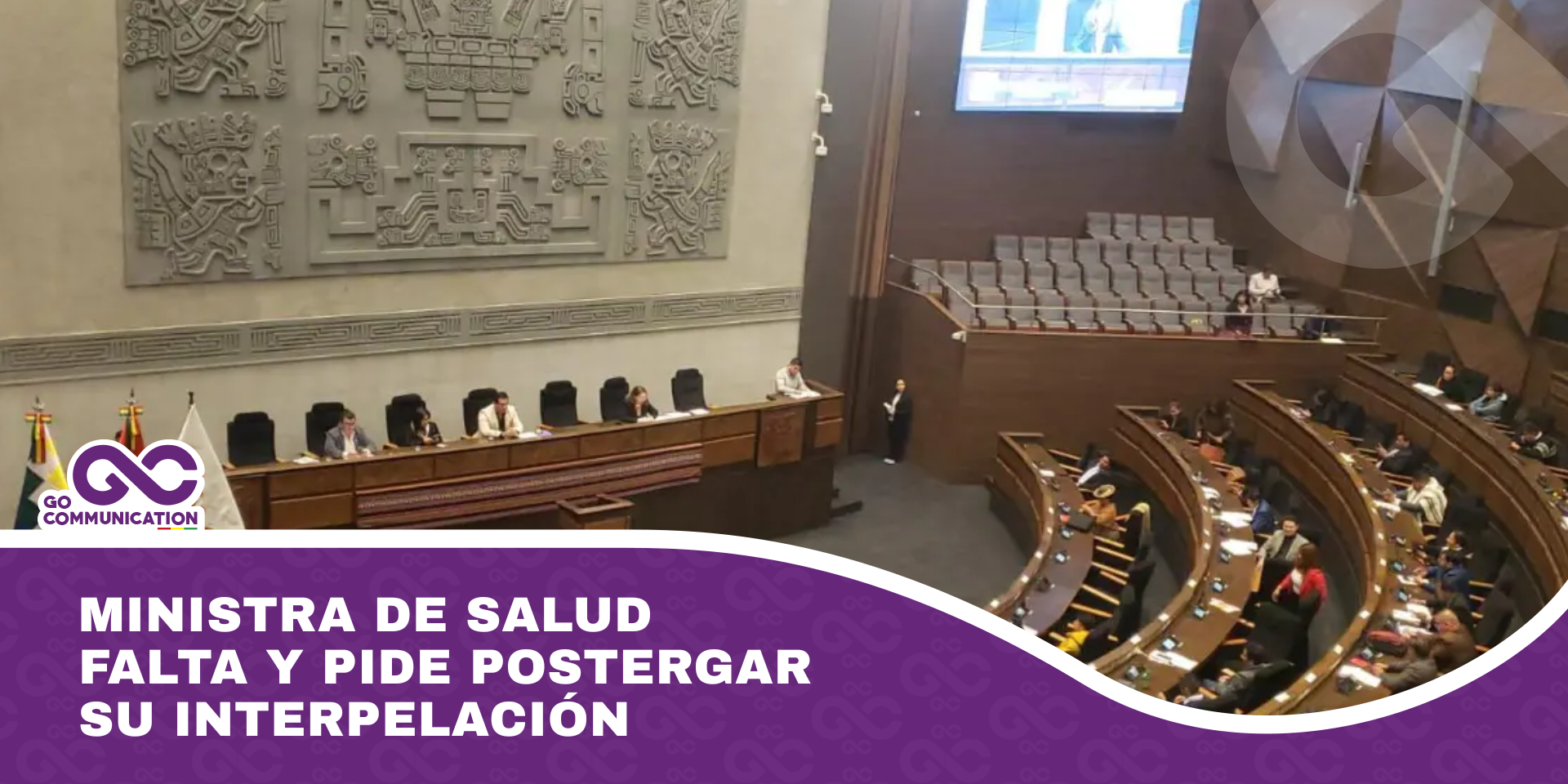 Ministra de Salud falta y pide postergar su interpelación