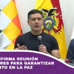 Ministro confirma reunión con 38 sectores para garantizar abastecimiento en La Paz