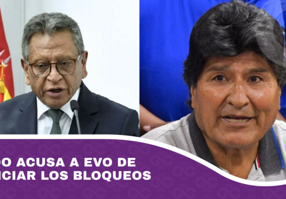 Oviedo acusa a Evo de financiar los bloqueos