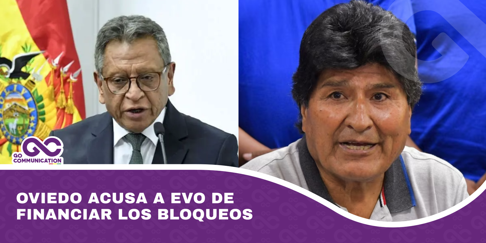 Oviedo acusa a Evo de financiar los bloqueos