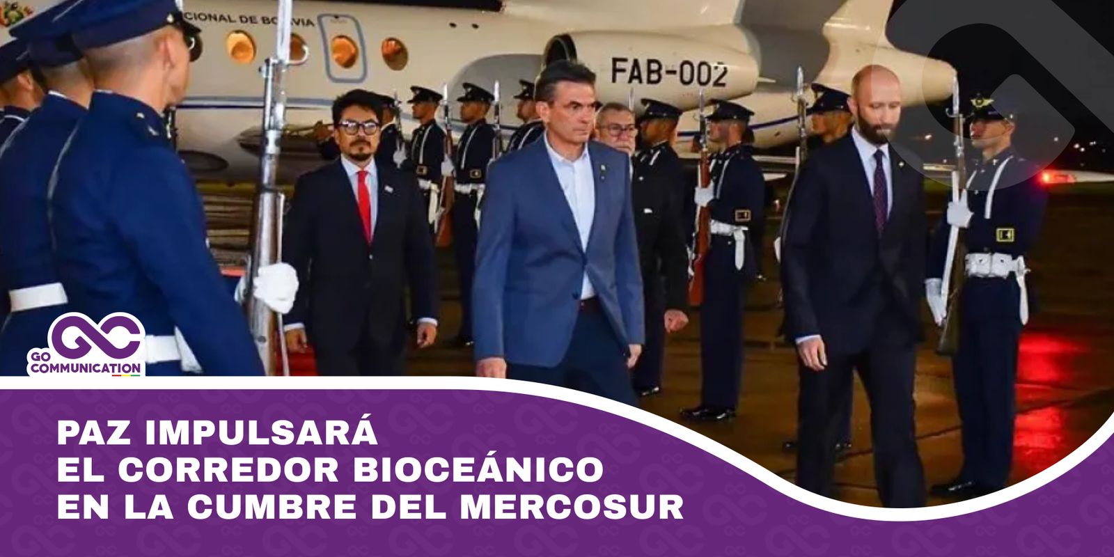 Paz impulsará el corredor bioceánico en la cumbre del Mercosur