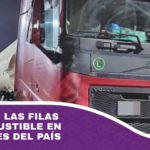 Persisten las filas por combustible en surtidores del país