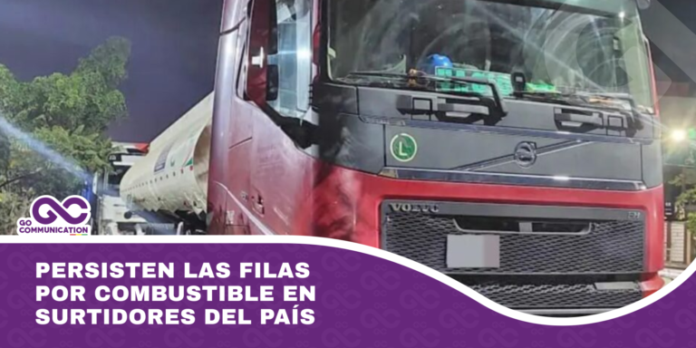 Persisten las filas por combustible en surtidores del país