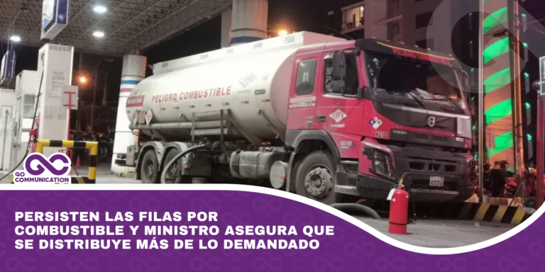 Persisten las filas por combustible y Ministro asegura que se distribuye más de lo demandado