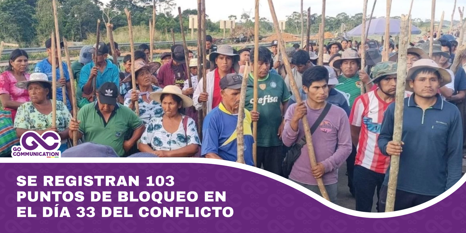 Se registran 103 puntos de bloqueo en el día 33 del conflicto