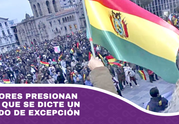 Sectores presionan para que se dicte un Estado de Excepción