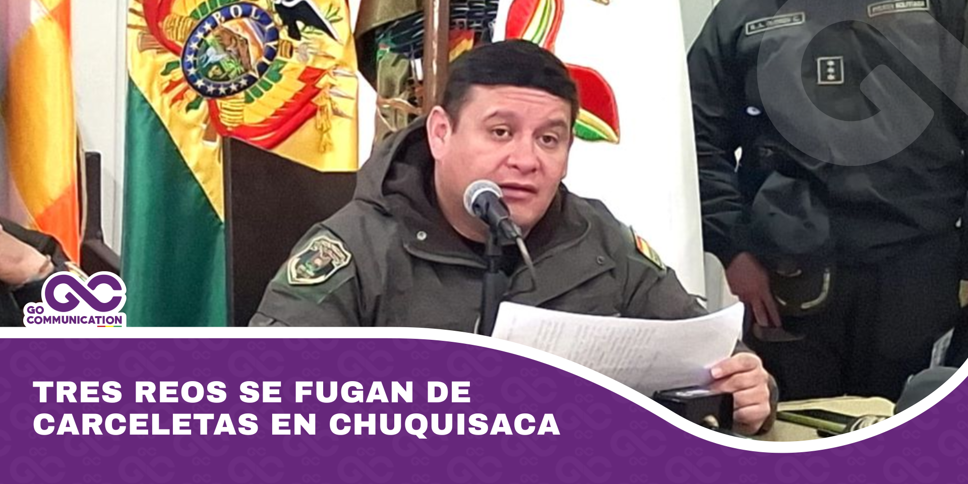 Tres reos se fugan de carceletas en Chuquisaca