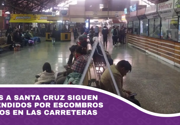 Viajes a Santa Cruz siguen suspendidos por escombros y daños en las carreteras