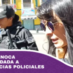 Wilma Alanoca es trasladada a dependencias policiales