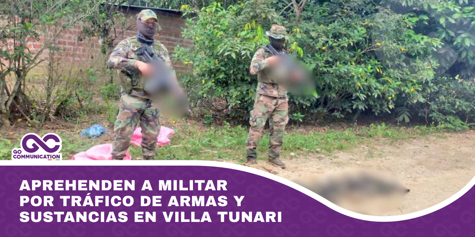 Aprehenden a militar por tráfico de armas y sustancias en Villa Tunari