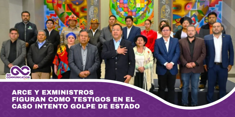 Arce y exministros figuran como testigos en el caso Intento Golpe de Estado