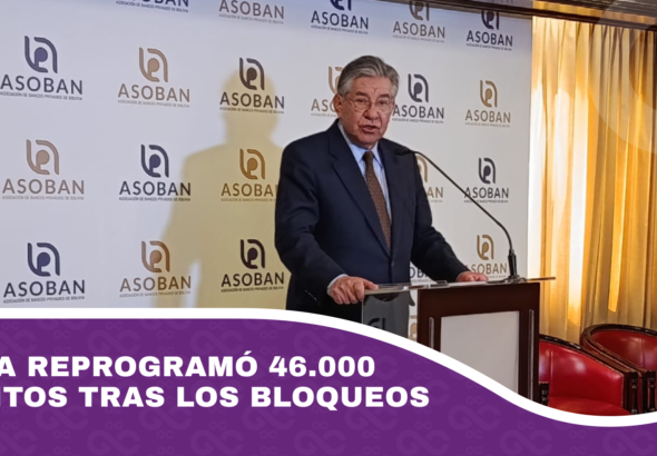 Banca reprogramó 46.000 créditos tras los bloqueos