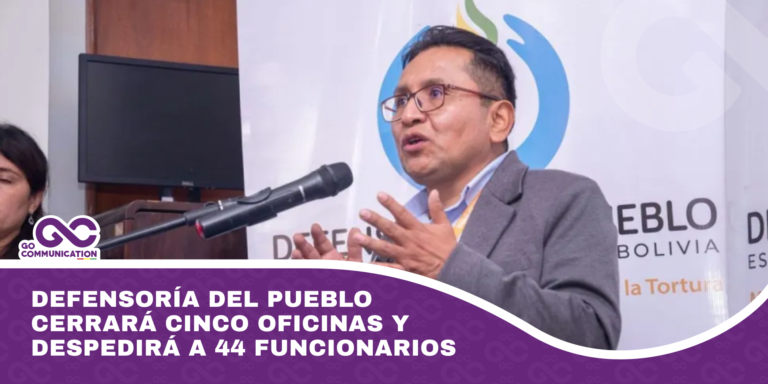 Defensoría del Pueblo cerrará cinco oficinas y despedirá a 44 funcionarios
