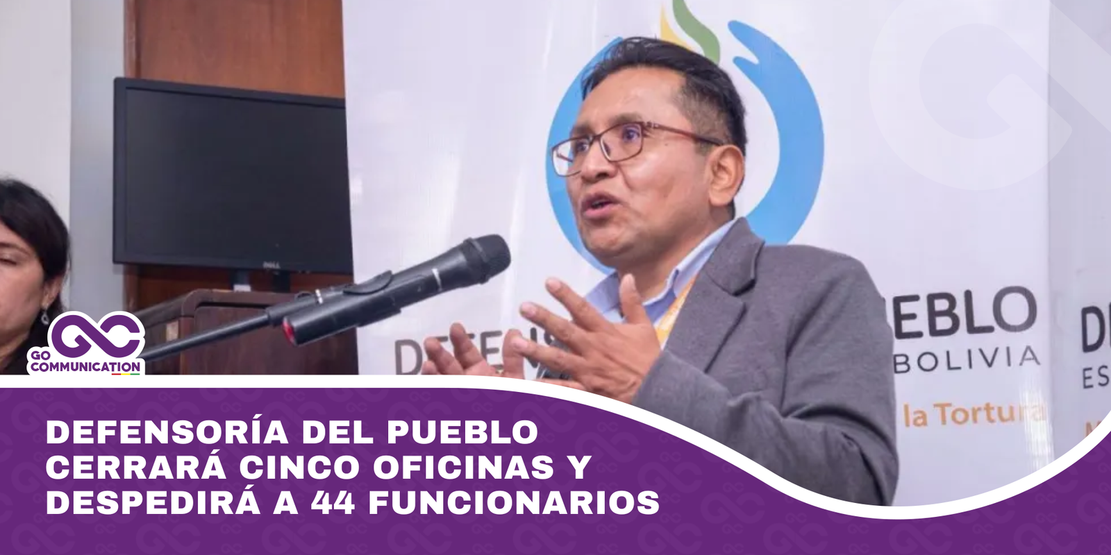 Defensoría del Pueblo cerrará cinco oficinas y despedirá a 44 funcionarios