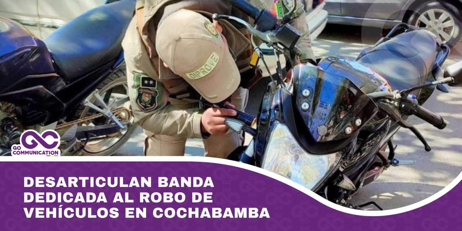 Desarticulan banda dedicada al robo de vehículos en Cochabamba