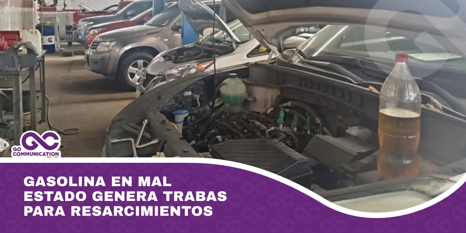 Gasolina en mal estado genera trabas para resarcimientos