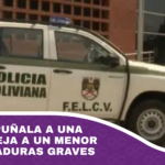 Hombre apuñala a una mujer y deja a un menor con quemaduras graves
