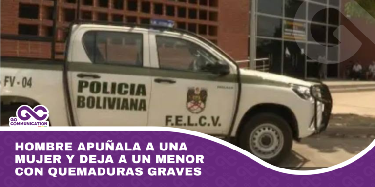 Hombre apuñala a una mujer y deja a un menor con quemaduras graves