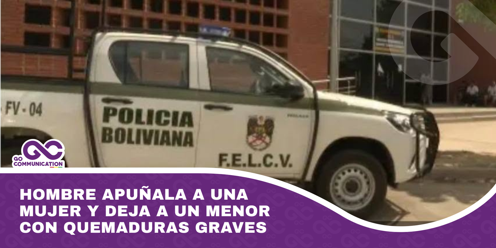 Hombre apuñala a una mujer y deja a un menor con quemaduras graves