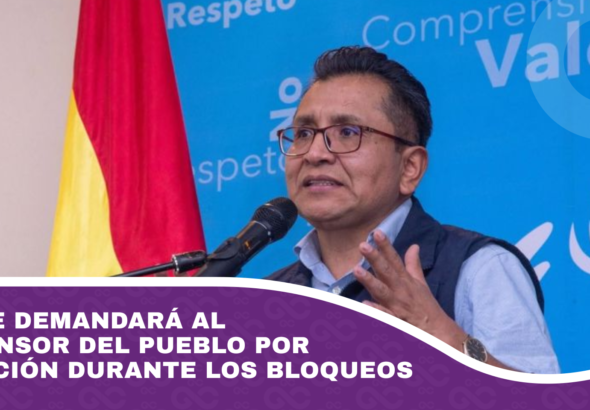 Libre demandará al Defensor del Pueblo por inacción durante los bloqueos