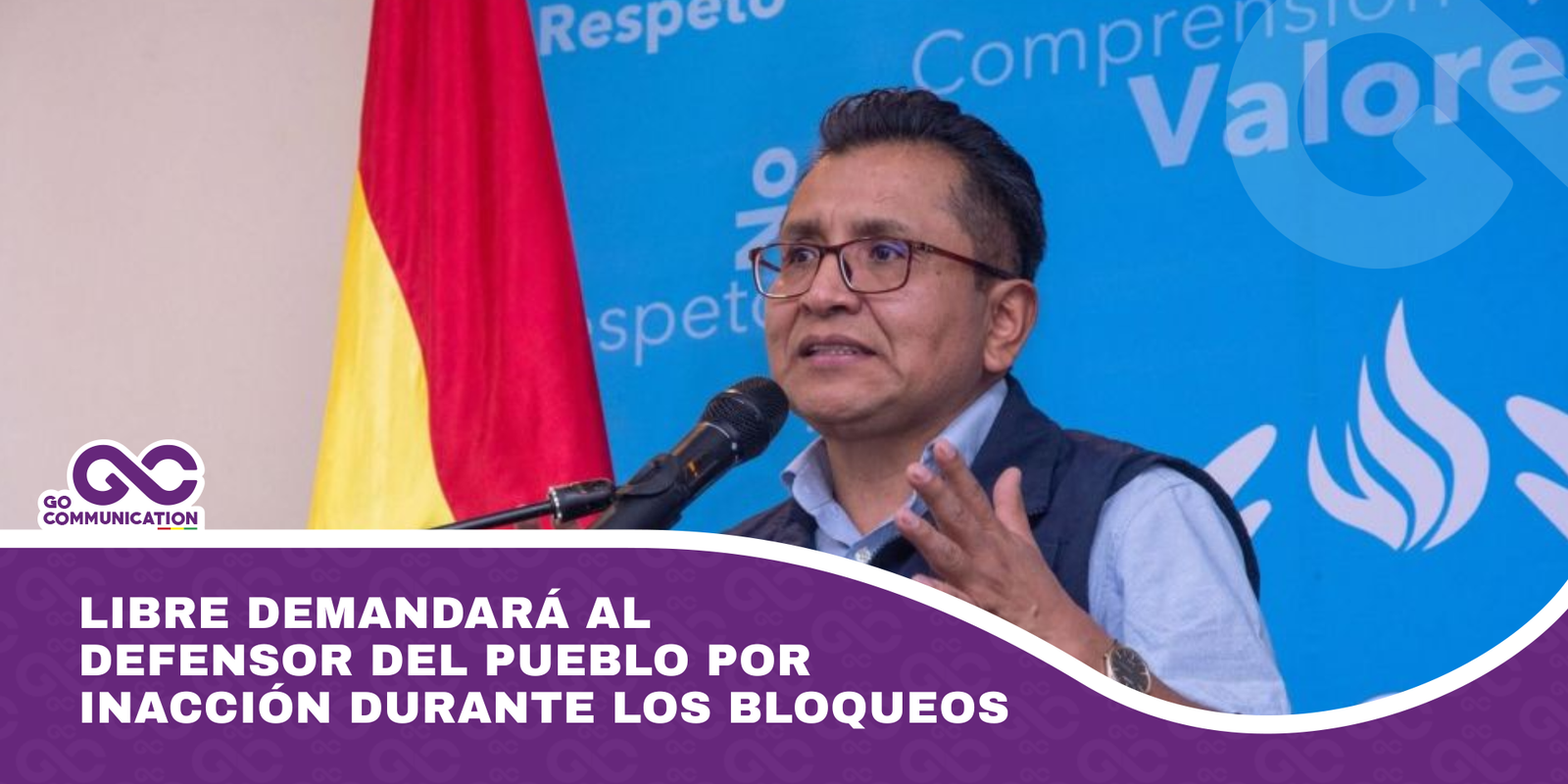 Libre demandará al Defensor del Pueblo por inacción durante los bloqueos