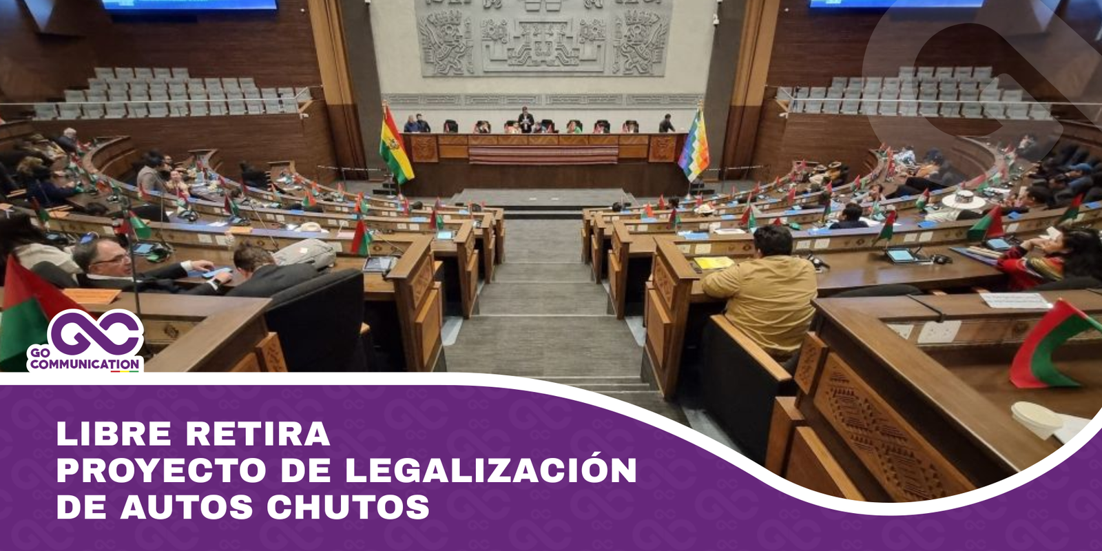 Libre retira proyecto de legalización de autos chutos