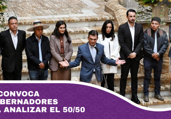 Paz convoca a gobernadores para analizar el 5050