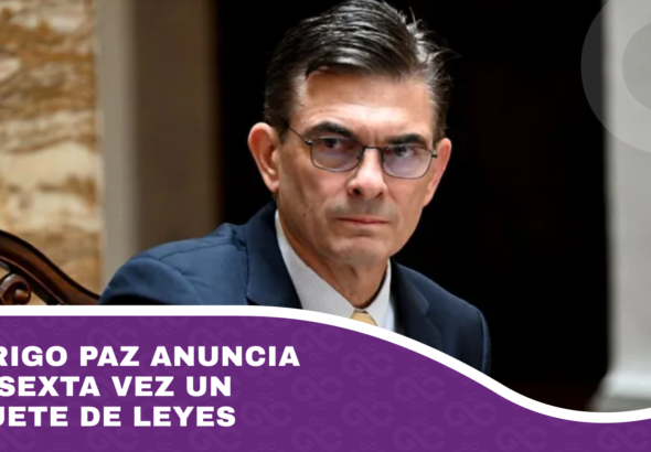 Rodrigo Paz anuncia por sexta vez un paquete de leyes