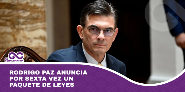 Rodrigo Paz anuncia por sexta vez un paquete de leyes