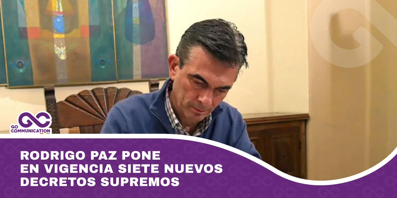 Rodrigo Paz pone en vigencia siete nuevos decretos supremos