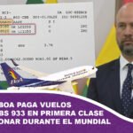 gerente de BoA PAGA VUELOS