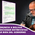 Analista denuncia a Bolivia TV por condicionar entrevistas para hablar bien del Gobierno