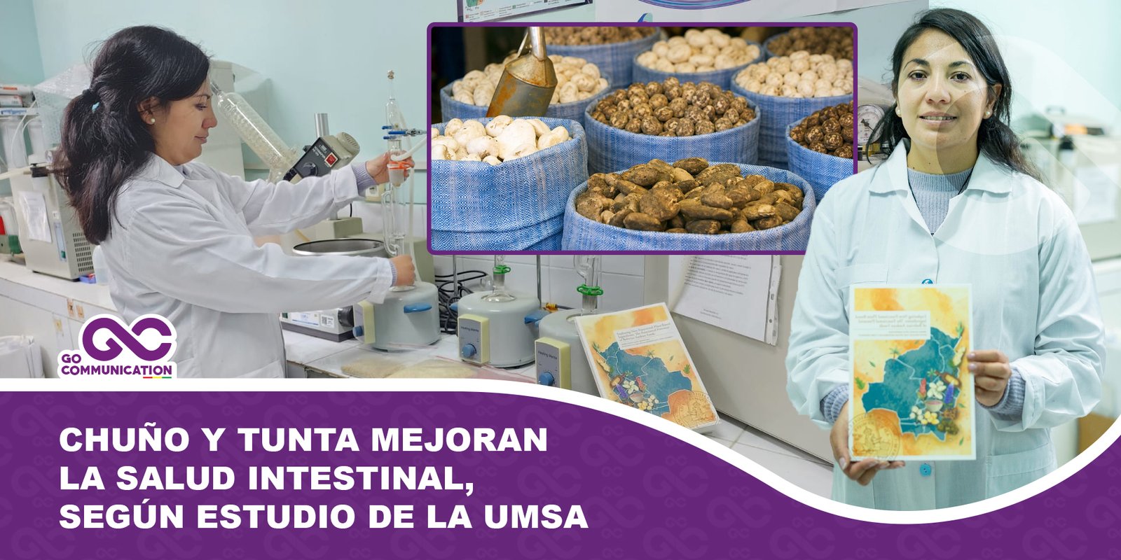 Chuño y tunta mejoran la salud intestinal, según estudio de la UMSA