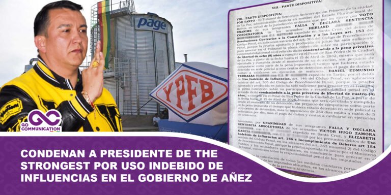 Condenan a presidente de The Strongest por Uso Indebido de Influencias en el Gobierno de Añez