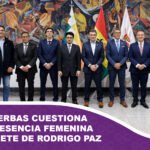 Diputada Herbas cuestiona la escasa presencia femenina en el gabinete del presidente Paz