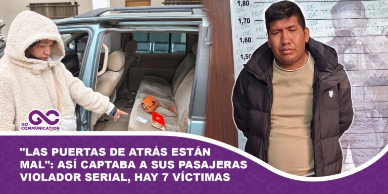 Envían a Chonchocoro a un presunto violador serial que captaba a sus víctimas mediante engaños en su taxi