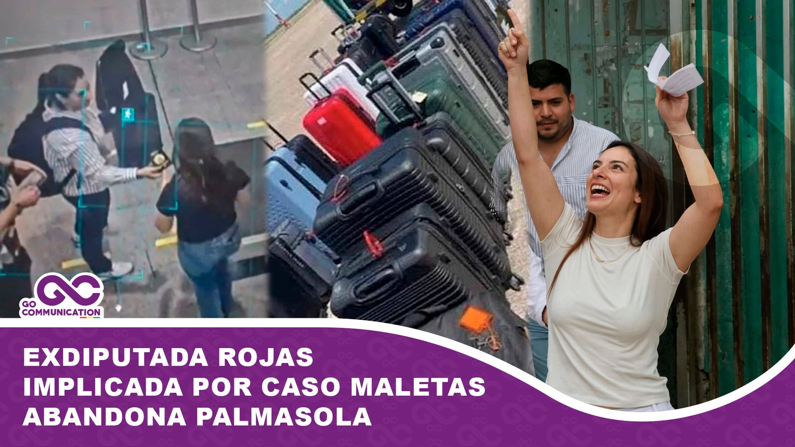 Exdiputada Rojas implicada por caso maletas abandona Palmasola