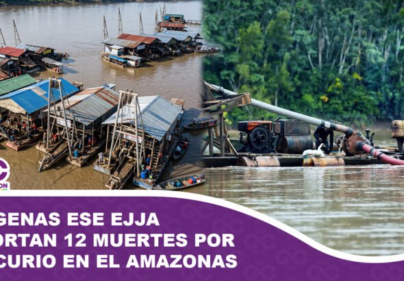 Indígenas Ese Ejja reportan 12 muertes por Mercurio en el Amazonas