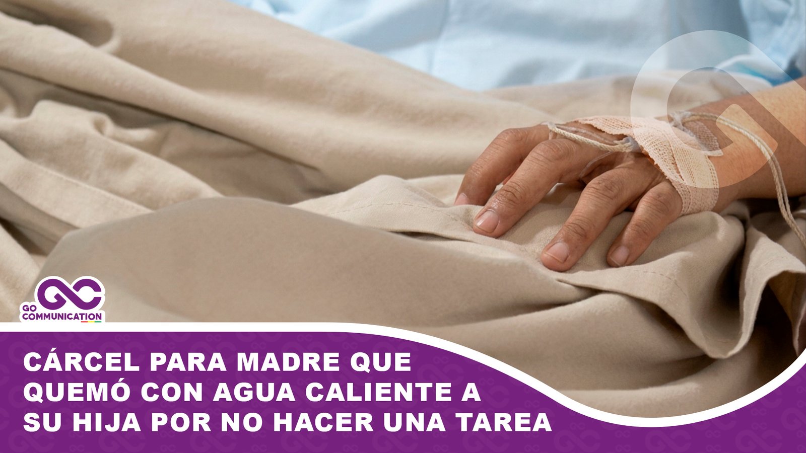 Justicia encarcela a madre que quemó con agua caliente a su hija por no hacer una tarea