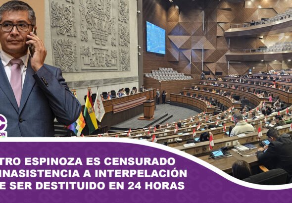 Ministro Espinoza es censurado por inasistencia a la interpelación y debe ser destituido en 24 horas