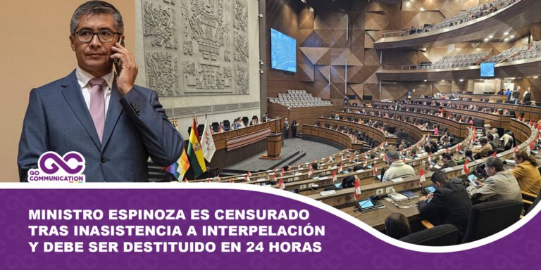 Ministro Espinoza es censurado por inasistencia a la interpelación y debe ser destituido en 24 horas