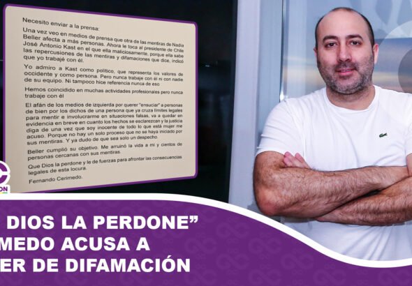 Que Dios te perdone Cerimedo acusa a Beller de difamación